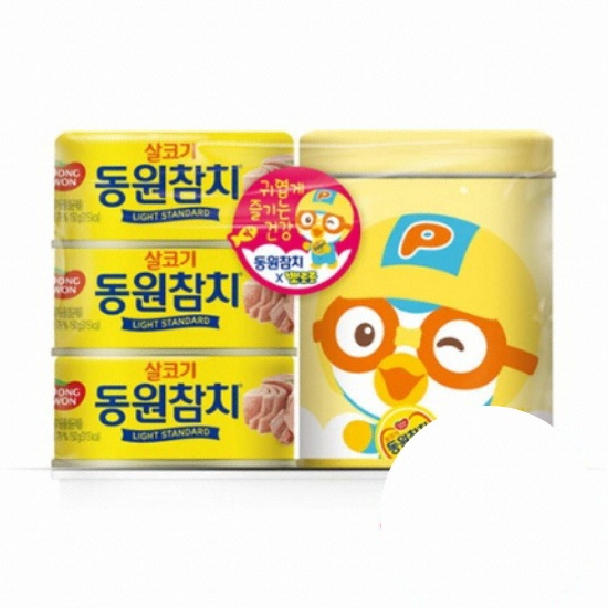Cá Ngừ Dongwon Pororo Cho Trẻ Em Lon 100g - Theo Công Nghệ Hàn Quốc