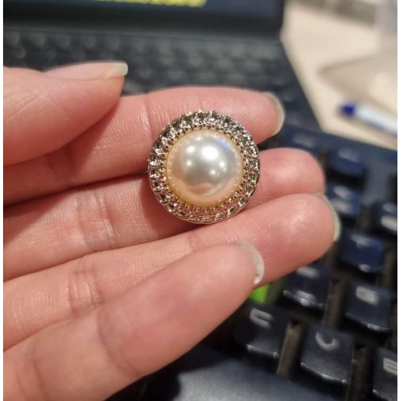 Cúc áo kiểu viền vàng mã LHCA 0001  gói 10 cúc