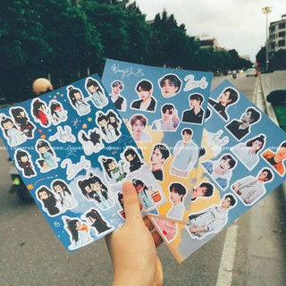 Sticker Vương Nhất Bác & Tiêu Chiến ( có ảnh thật shop chụp )