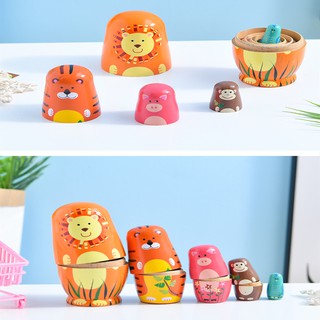 Set 5 Đồ Chơi Búp Bê Gỗ Đáng Yêu