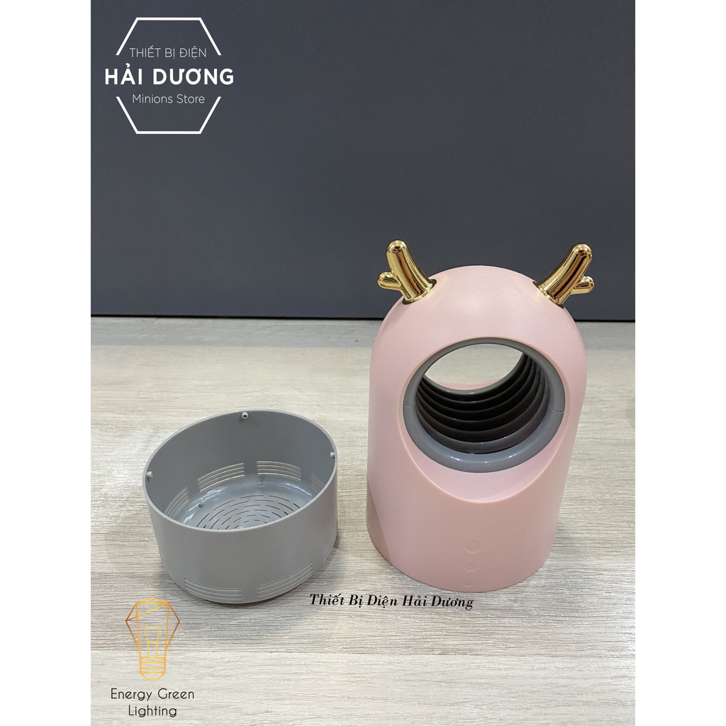 Đèn bắt muỗi thông minh phong cách sừng hươu dễ thương BM-169