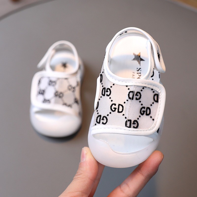 SANDAL chống vấp, quai lưới dán cho bé trai bé gái từ 0 đến 4 tuổi. GD