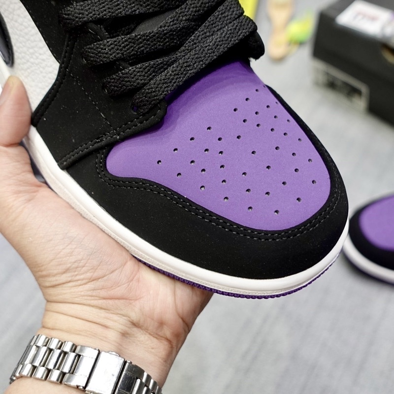 Giày Jordan1 Low Court Purple / JD1 cổ thấp tím - Chuẩn Best - Vnstoresneaker
