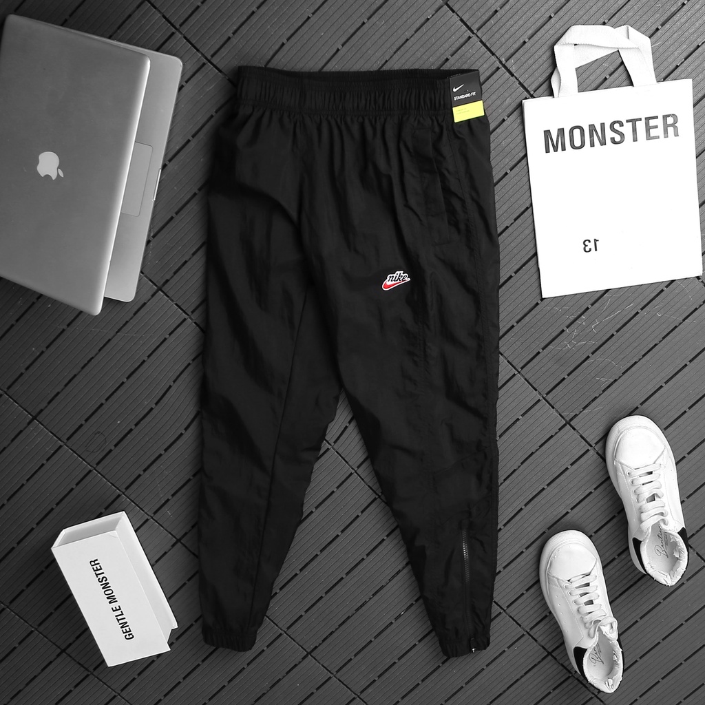 QUẦN DÀI NAM NIKE HERITAGE WINDRUNNER WOVEN PANTS - ĐEN