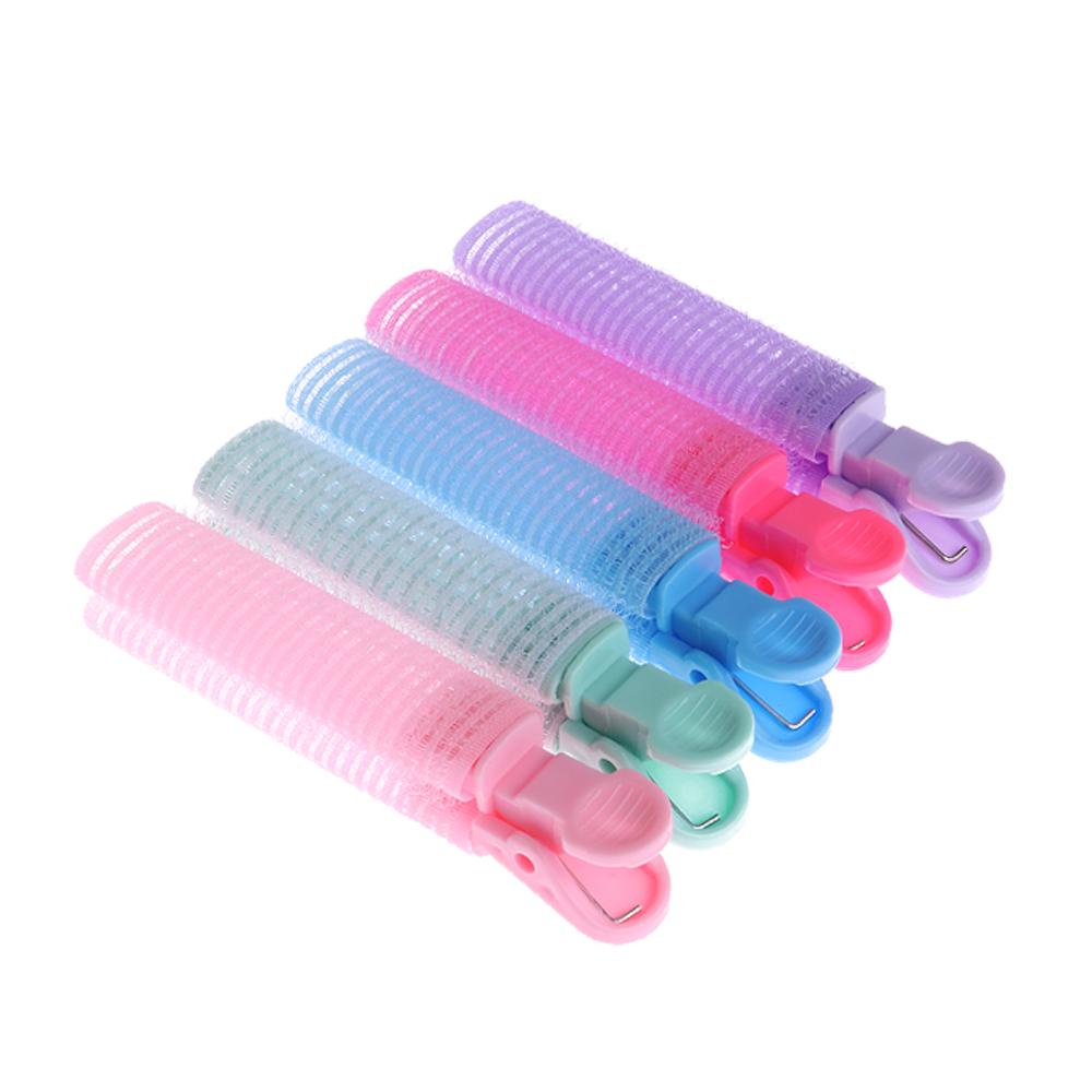 Set 2 Kẹp Tóc Mái Bằng Nhựa Tạo Kiểu Tóc Xoăn