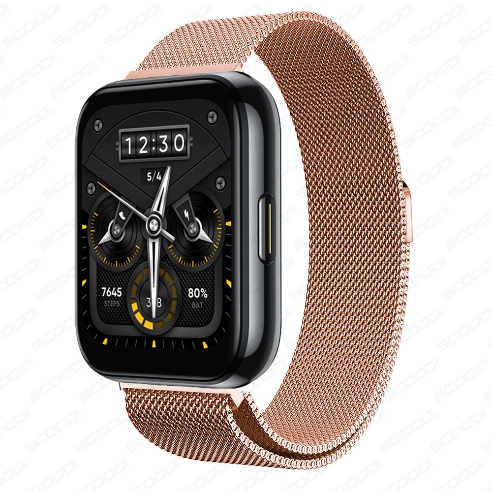 Dây Đeo Inox Milanese Cho Đồng Hồ Thông Minh Realme Watch 2 / 2Pro