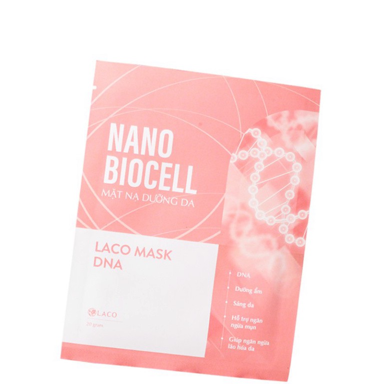 Mặt nạ dưỡng da LACO NANO BIOCELL lên men từ nước dừa tươi nguyên chất cho làn da căng bóng, trắng mịn, hồng hào LITIC