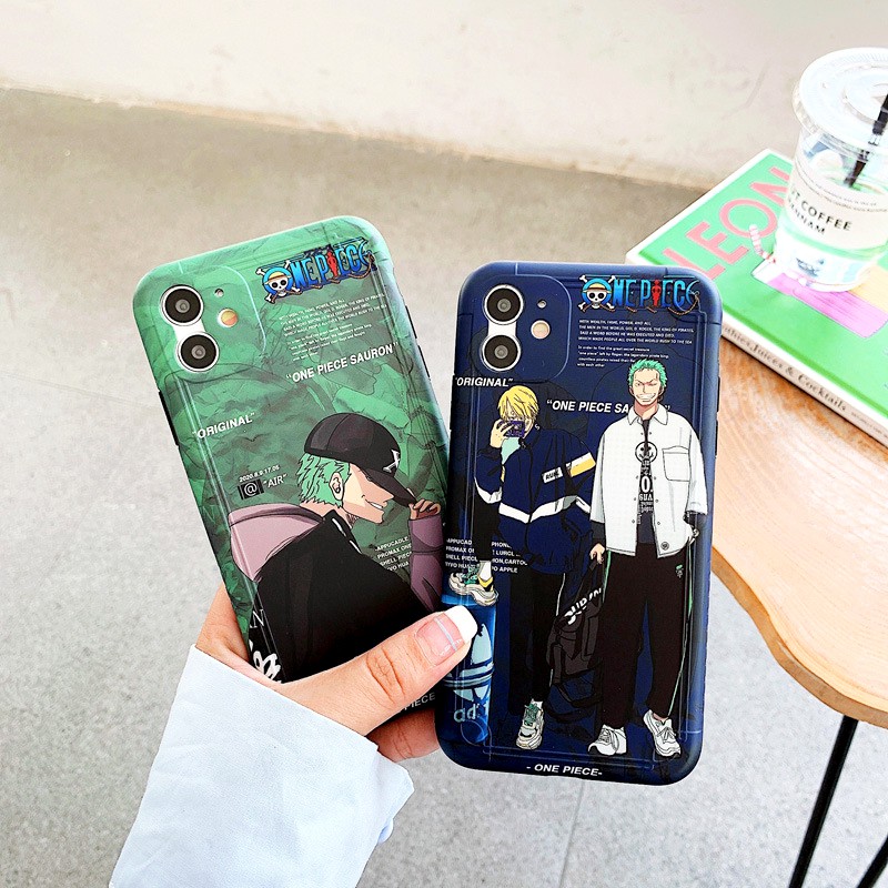 Ốp lưng iphone Zoro & Sanji IMD dày dặn viền nổi 5/5s/6/6plus/6s/6splus/7/7plus/8/8plus/x/xs/11/12/pro/max/plus/promax | BigBuy360 - bigbuy360.vn