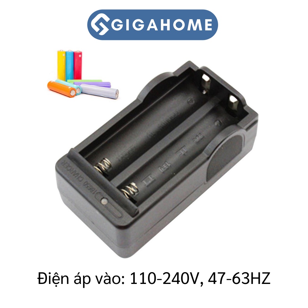 Bộ Sạc Pin Đôi 1.2V/3.V/3.7V GIGAHOME Tự Động Ngắt Khi Sạc Đầy 6618
