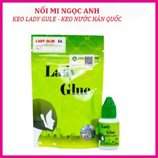 Keo lady glue, keo lady xanh, ít cay, keo nối mi dành cho thợ nối mi chuyên nghiệp