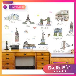 Decal Dán Tường Kỳ Quan Thế Giới