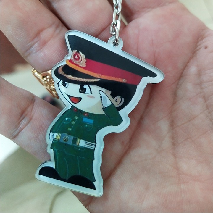 MÓC KHÓA CHÚ BỘ ĐỘI SIÊU CUTE QUÀ TẶNG LÍNH