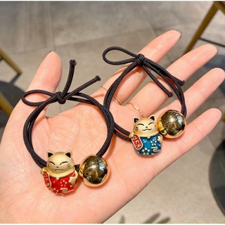 Thun Cột Tóc Mèo Thần Tài