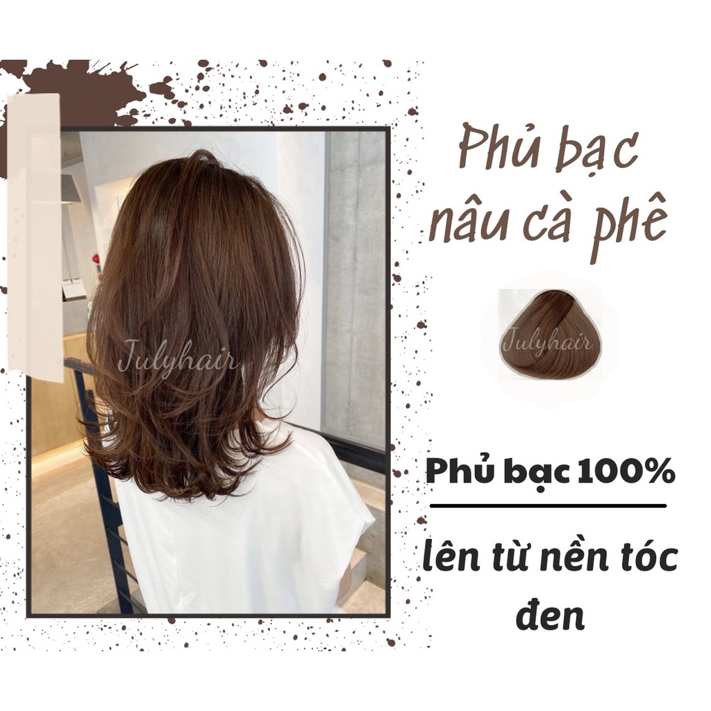 Thuốc nhuộm tóc PHỦ BẠC màu thời trang | Julyhair | Julyhairs