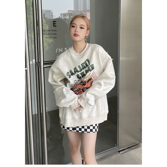 Porozi  Áo thun dài tay cổ tròn màu sắc đa dạng cho nữ