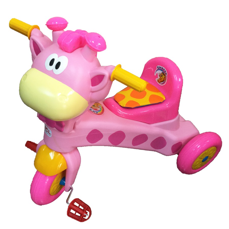 Xe 3 Bánh Nhựa Chợ Lớn L7 hình Hươu Con Vui Vẻ  - M1763A-X3B