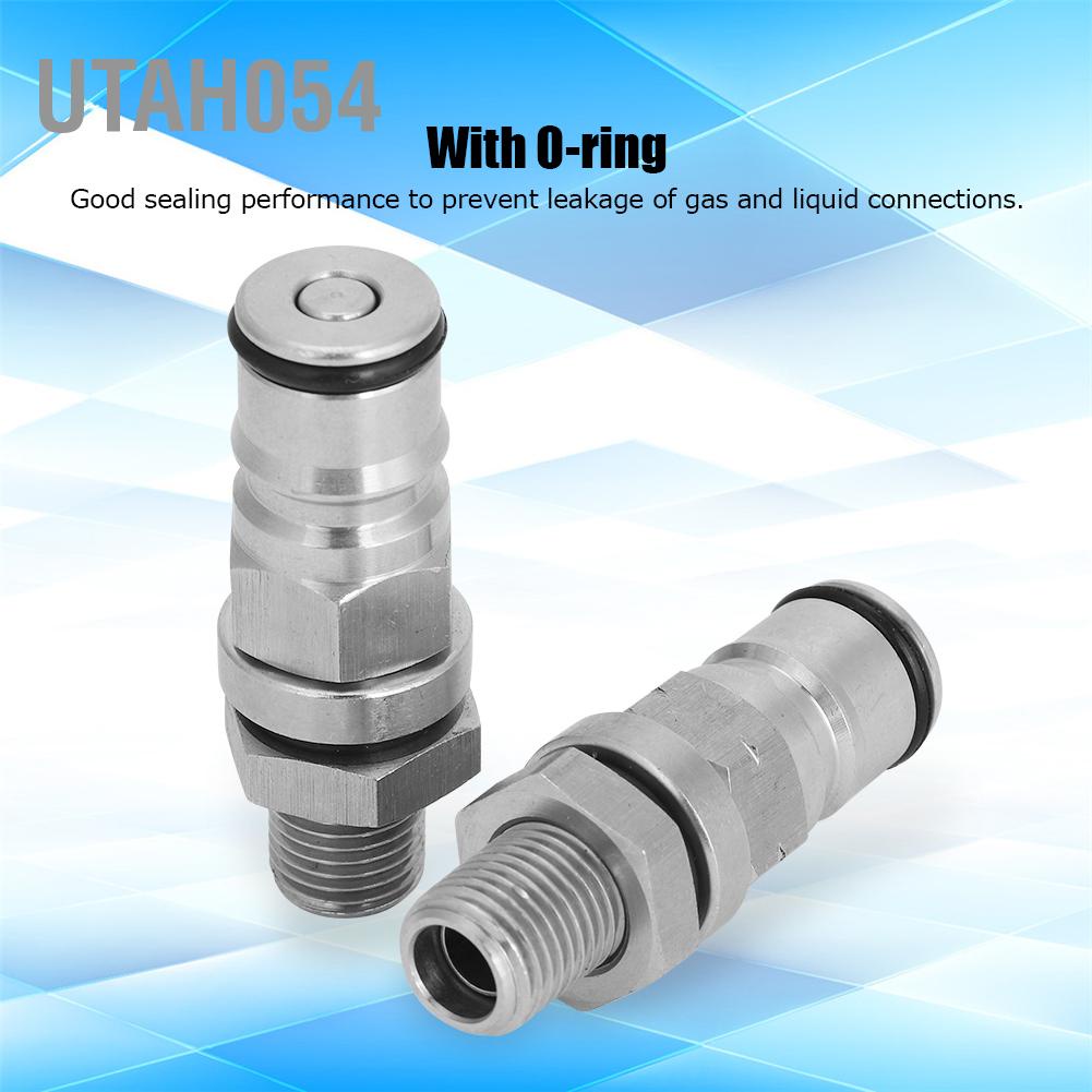 Hàng HOT Vòi Khóa Mini Cho Thùng Bia Bộ điều hợp khóa bia bằng thép không gỉ 304  Phụ kiện bia【Utah054】