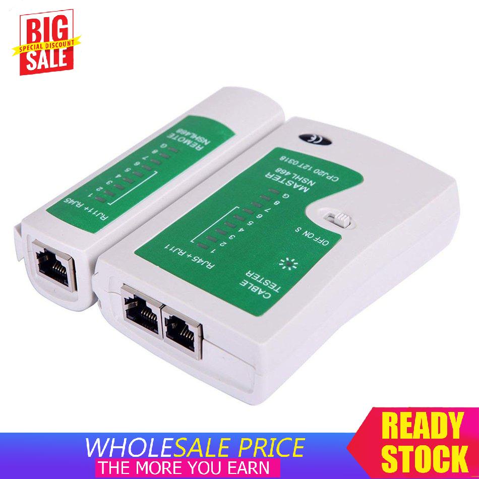 Thiết Bị Kiểm Tra Dây Cáp Mạng Lan Rj45 Rj-11 Cat5 Utp Ethernet Cat5 6 E Rj11 8p Clickstore