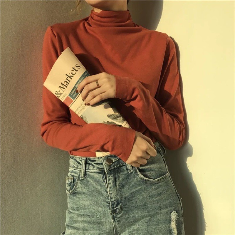 Áo giữ nhiệt nữ lót nỉ cổ 3p đẹp nhất ngành - SUSUMO - A510 | BigBuy360 - bigbuy360.vn