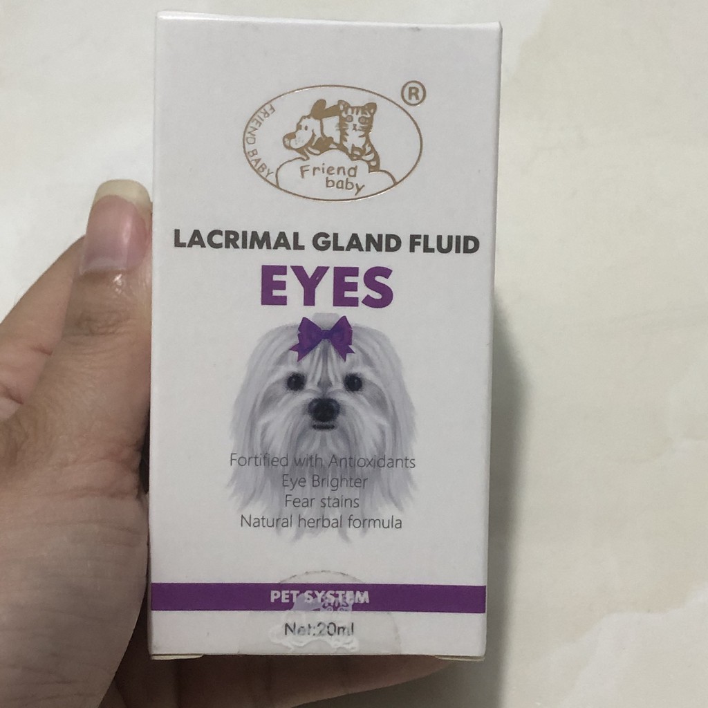 Siro uống làm giảm chảy nước mắt cho thú cưng - Lacrimal Gland Fluid EYES ( Pro-white ) 20ml