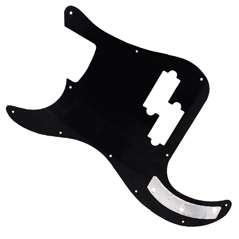 Tấm Bảo Vệ Đàn Guitar 4 Dây 11 Lỗ Màu Đen Tiêu Chuẩn Mexico