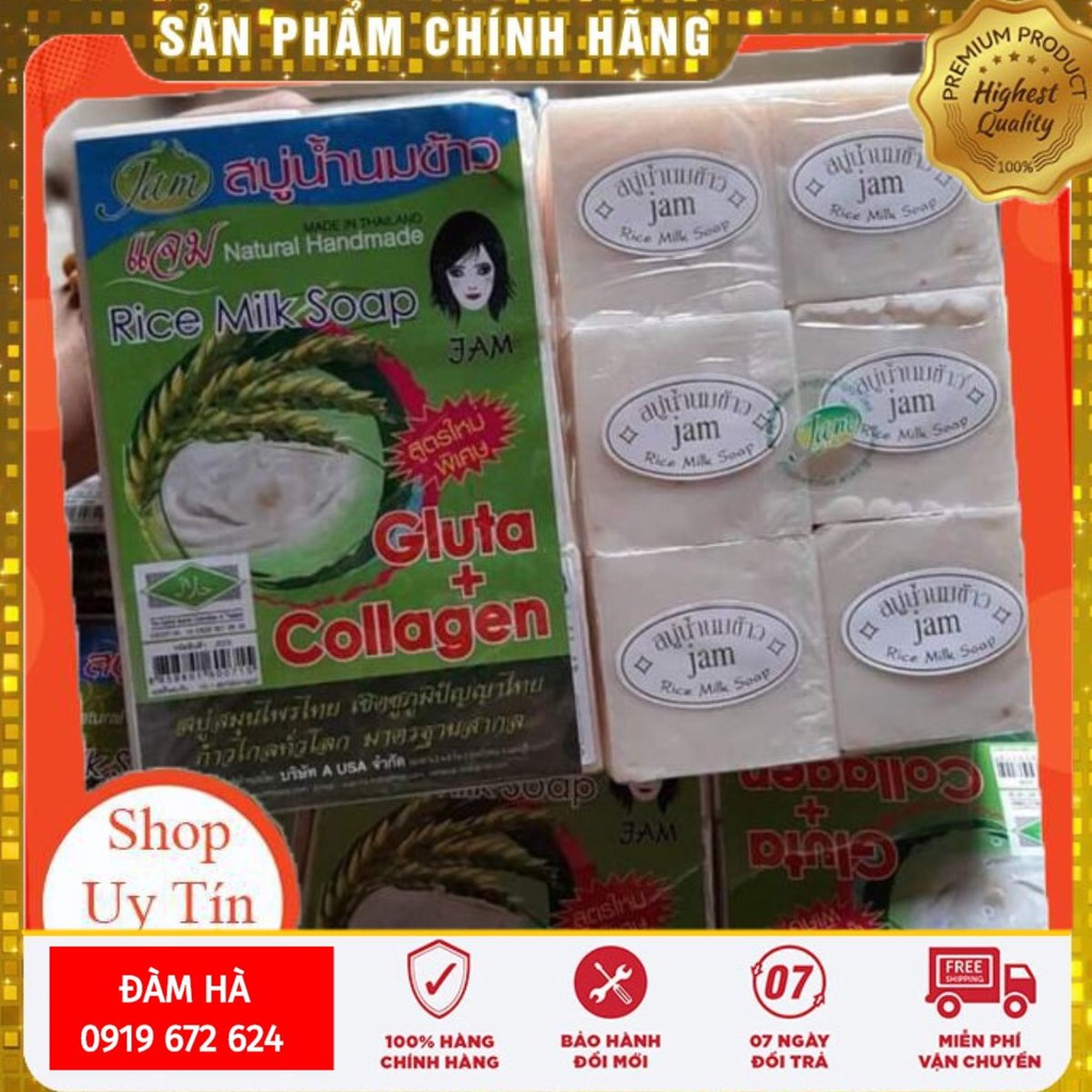 [Sẵn] [SALE] COMBO 1 LỐ 12 SOAP GẠO THÁI