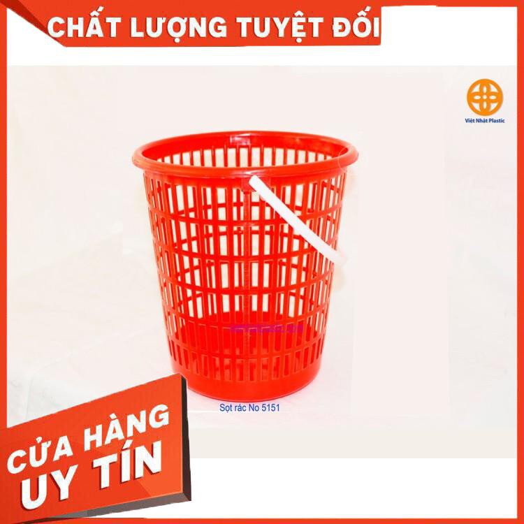 Sọt nhựa đựng rác có quai xách Việt Nhật - Sọt đựng rác nhựa