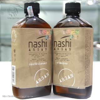 BỘ DẦU GỘI XÃ NASHI ARGAN PHỤC HỒI TÓC HƯ 500ML