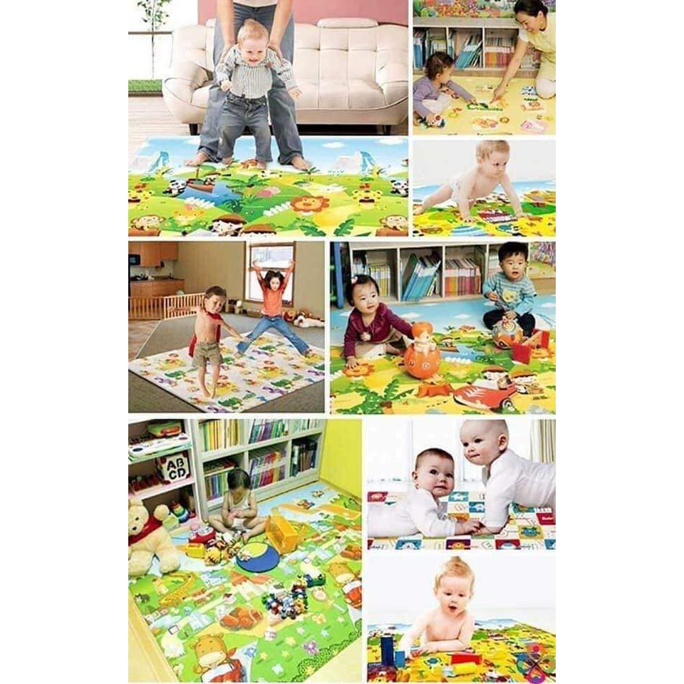 Thảm xốp 2 mặt.