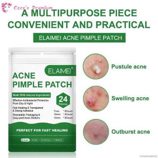 ELAIMEI Coco Tea Tree Acne Patch Hydrocolloid Waterproof Clear Pimple Patch Acne Treatment Patch