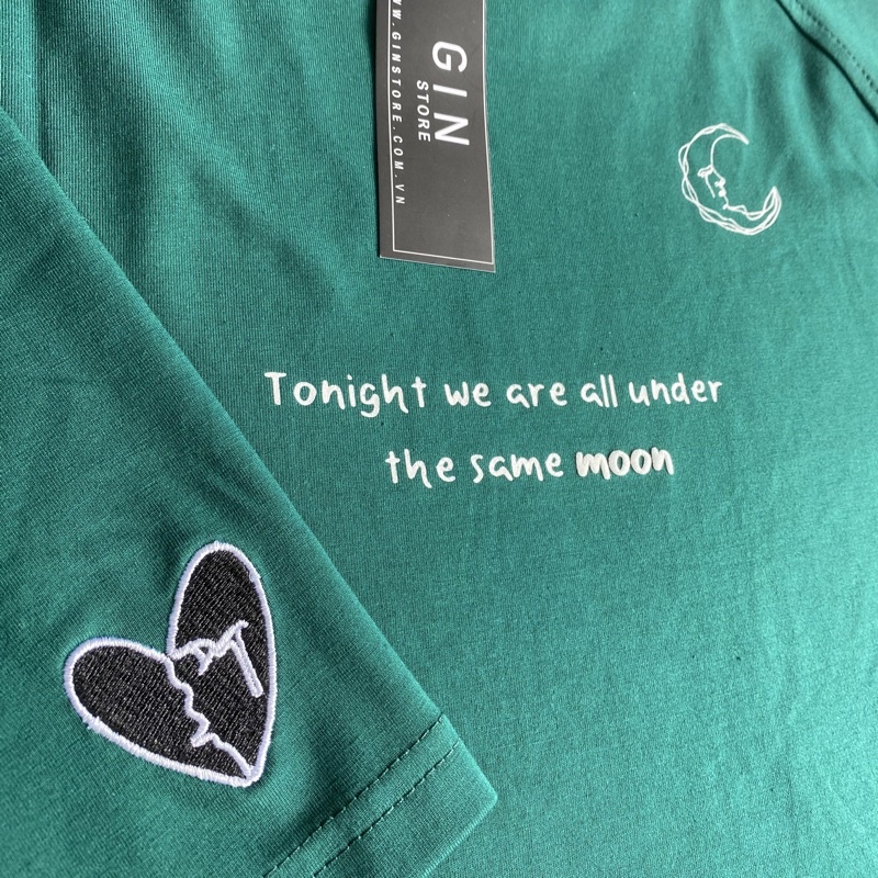 Áo thun tay lỡ Sadboiz Sadluv form rộng unisex Full Tag - Áo phông xanh lá Sadboiz nam nữ phong cách Ulzzang