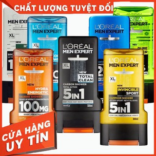 (Auth) Sữa tắm gội toàn thân L'oreal Men Expert 5in1 300ml