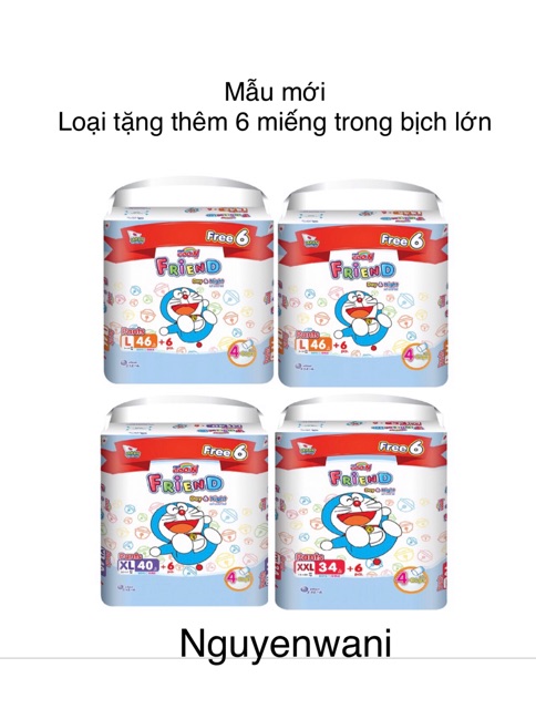 [TP.HCM] Tã Quần Goon Friend + 5 miếng: M58+5, L48+5, XL42+5, XXL34+5 mẫu cũ, M54+5, L46+5, XL40+5, xxl34+5 mẫu mới