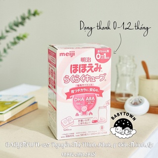 Date 2024 Sữa Meiji Thanh Nội Địa Nhật Bản Số 0 -hộp 24 thanh hộp 48 thanh