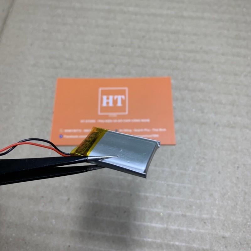 [Loại 1]Pin Li-Po 3.7V 502030 250mAh (Lithium Polyme) cho hộp sạc tai nghe Bluetooth