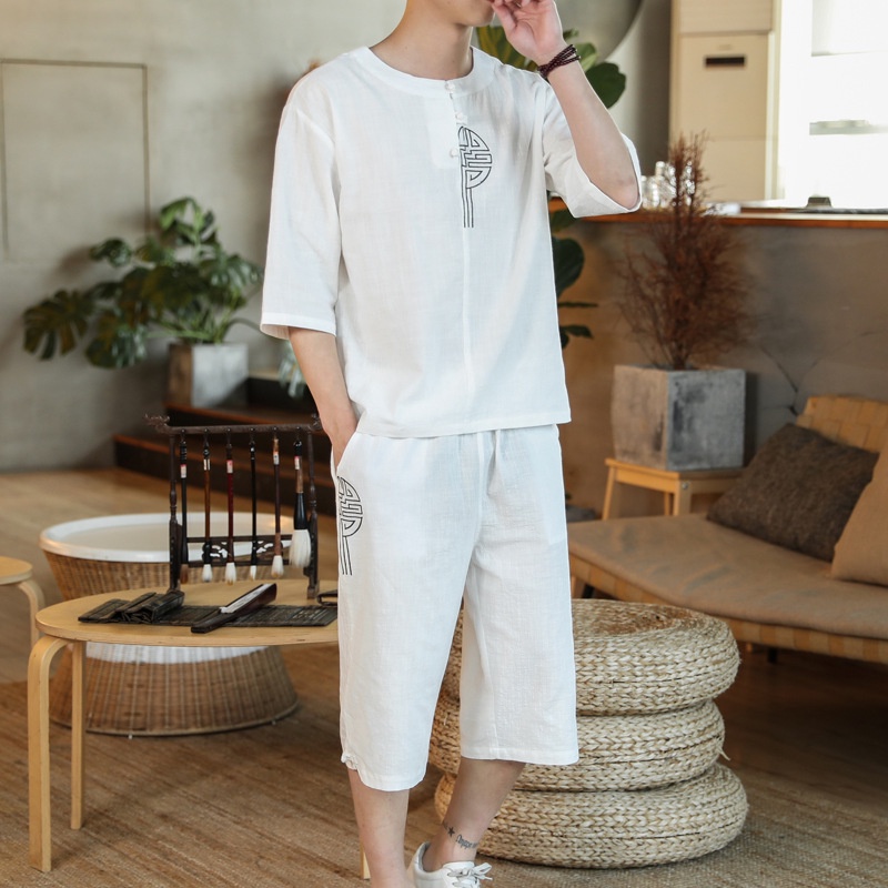 (Hàng xuất xịn) Bộ đũi nam dáng lửng, Hàng kỹ dáng chuẩn, Thấm hút mồ hôi, Thoáng nhẹ, Thoải mái vô cùng...