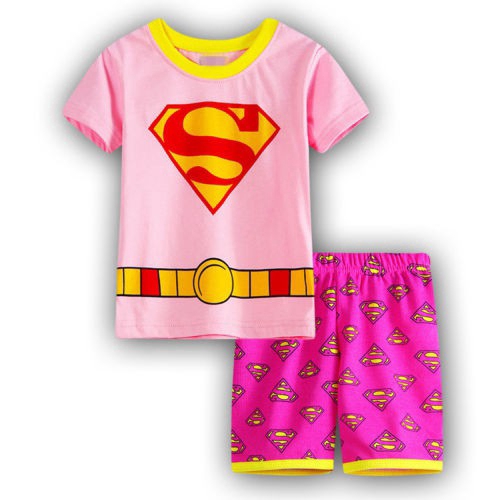 Bộ pijama tay ngắn Superman cho bé trai &amp; gái