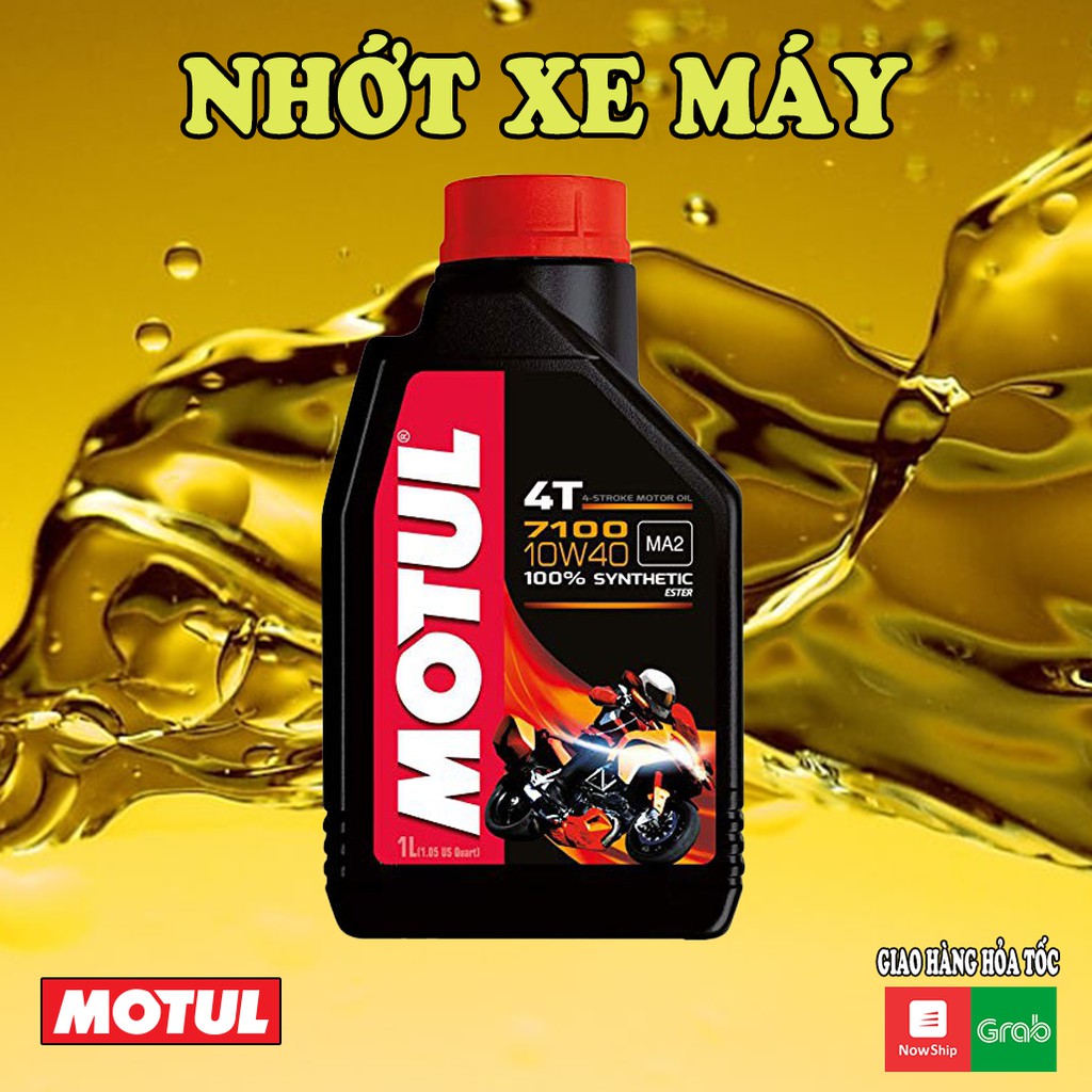 Nhớt Motul 7100 4T 10W50 1L Cho Xe Số