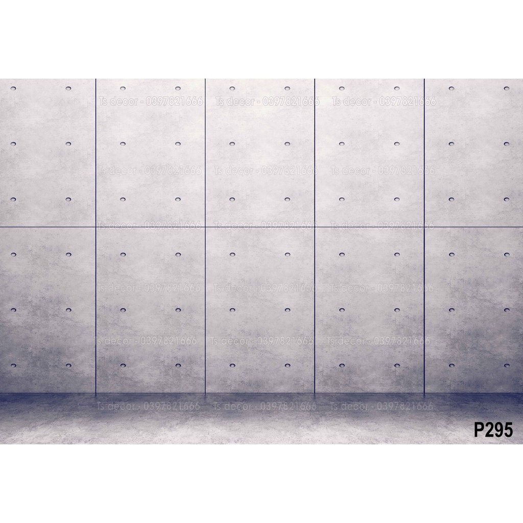 Xi măng xám hiện đại khổ rộng