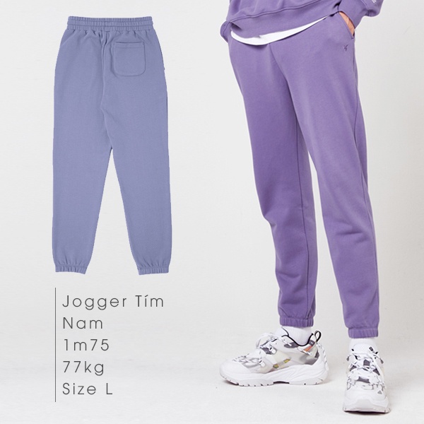 Quần Jogger Thun Nam Unisex Bo Chun Form Hàn Quốc Thể Dục Thể Thao vải da cá dầy dặn Chính Hãng MVR&amp;AKI