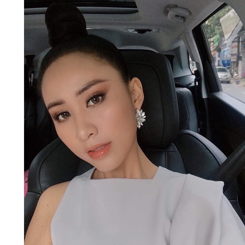 Bông Tai Đá Nhân Tạo Cô Dâu Hình Đôi Cánh NHÀ NHỎ MS 016