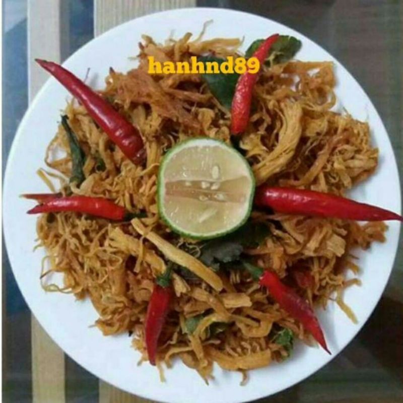 Hũ 250g Khô gà lá chanh | BigBuy360 - bigbuy360.vn