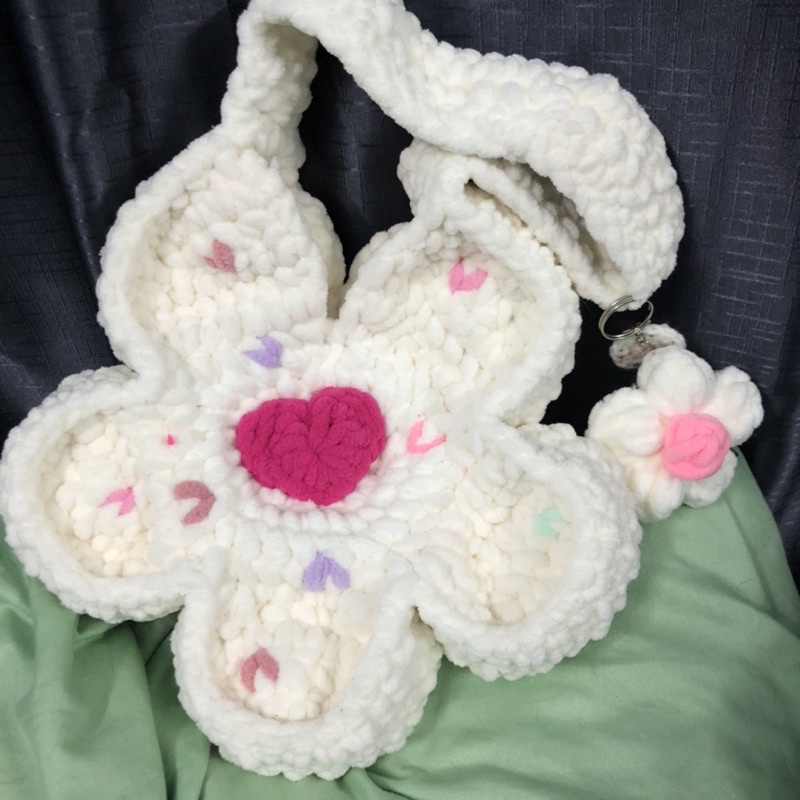 TÚI HOA ĐAN LEN  hàng sẵn