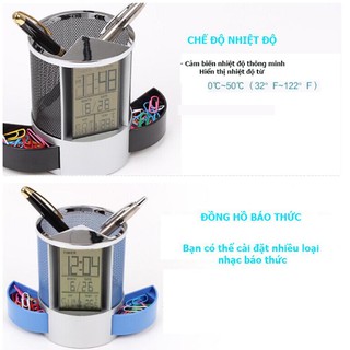 Hộp Cắm Bút Đồng Hồ Lịch Kỹ Thuật