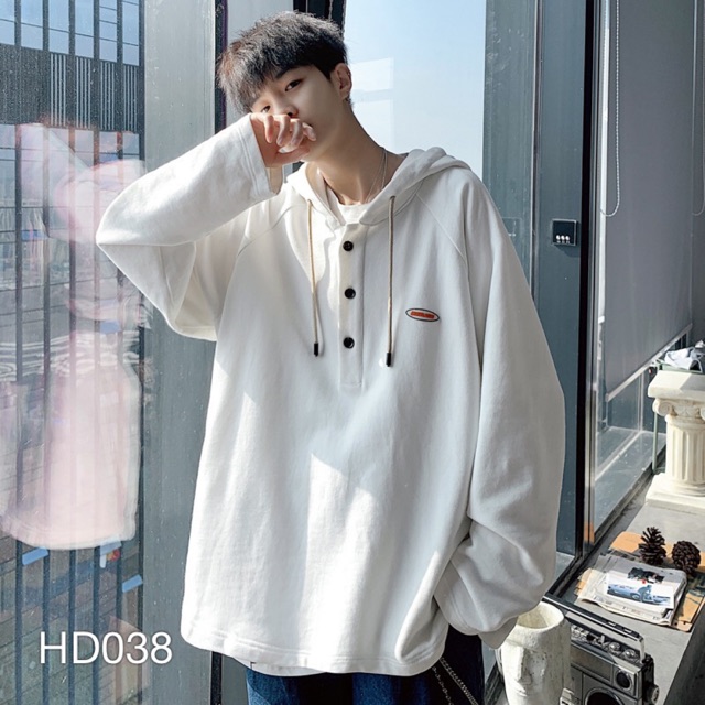 HD038 - ÁO HOODIE KIỂU NÚT POLO VN CLO UNISEX