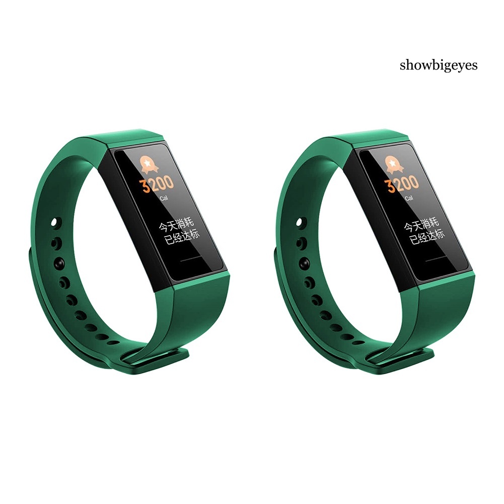 Set 2 Dây Silicone Thay Thế Cho Đồng Hồ Thông Minh Xiaomi Redmi Band