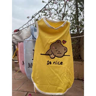 Áo ba lỗ mùa hè cho cún