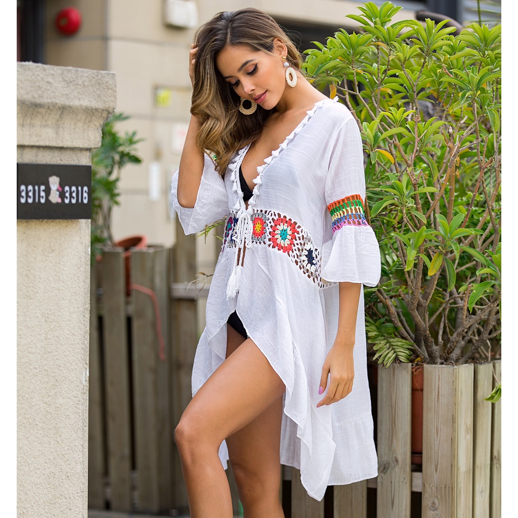 Áo Khoác Cardigan Thêu Hoa 2021 Nhiều Màu Sắc | BigBuy360 - bigbuy360.vn