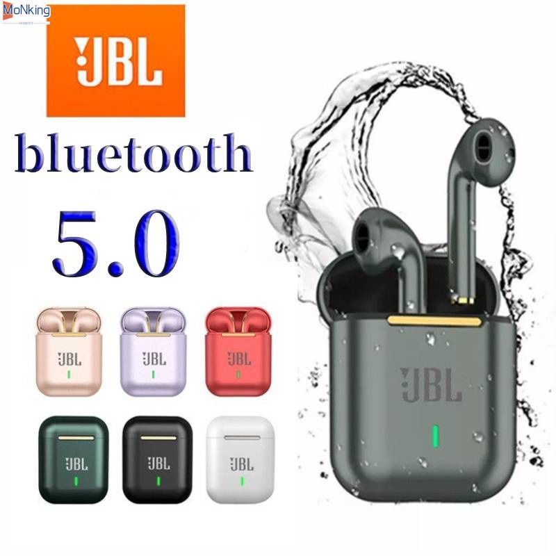 Loa JBL Không Dây Bluetooth Tai Nghe JBL J18 TWS Tai Nghe Nhét Tai Không Dây Chống Nước IPX5 HIFI Tai Nghe Nhạc Stereo cảm Ứng ^ MK ^