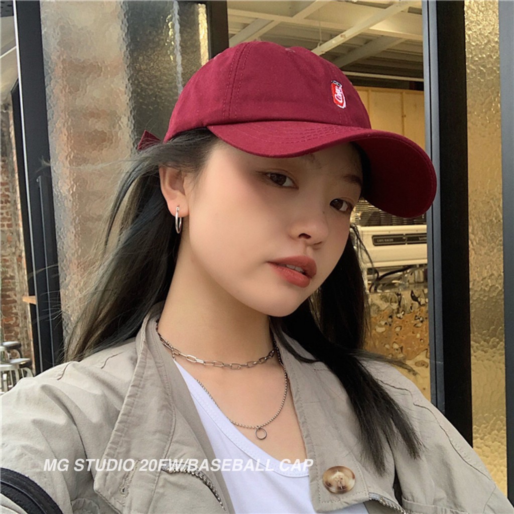 Mũ Lưỡi Trai MG STUDIO Thêu Hình Lon Coca Vui Nhộn